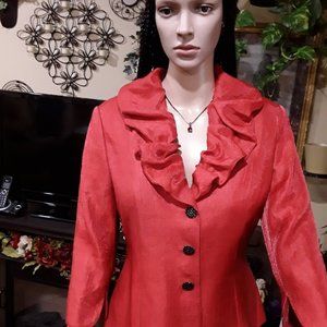 Adrianna Papell evening essentials Red jacket